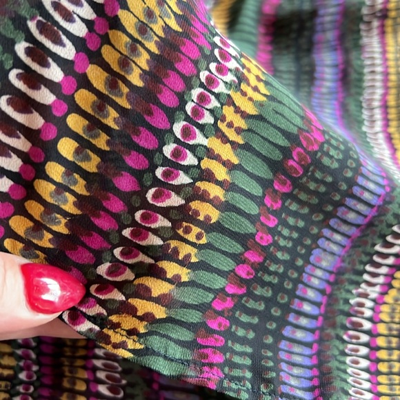 💜💚🖤Ecotè high low flowy shear top - Picture 3 of 8